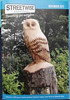Ollie the owl on the front cover of Streetwise Magazine, which is distributed to more than 7,000 homes in the local area. Denehurst Park featured in two consecutive editions.